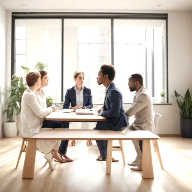 Facilitator leading a values-alignment workshop in a small business setting
